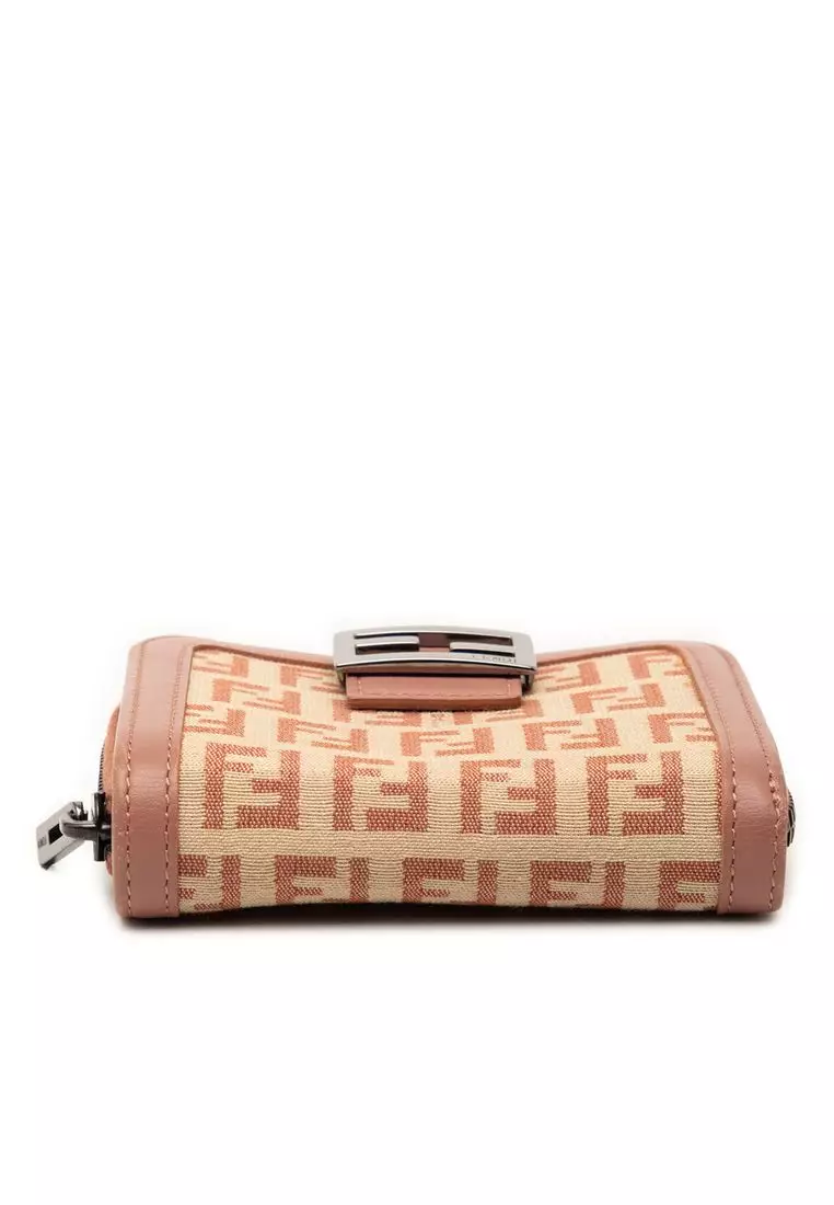 Pre-Loved Louis Vuitton Zucchino Canvas Bifold Compact Wallet