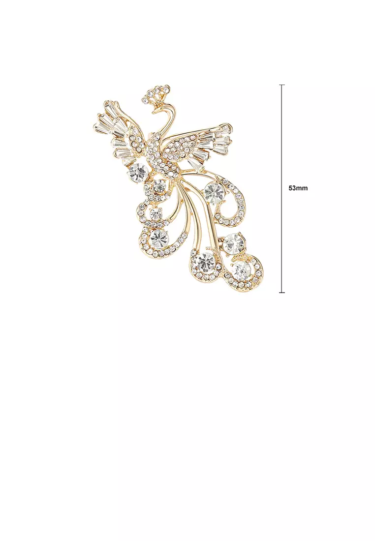 Gold brooches clearance and pins