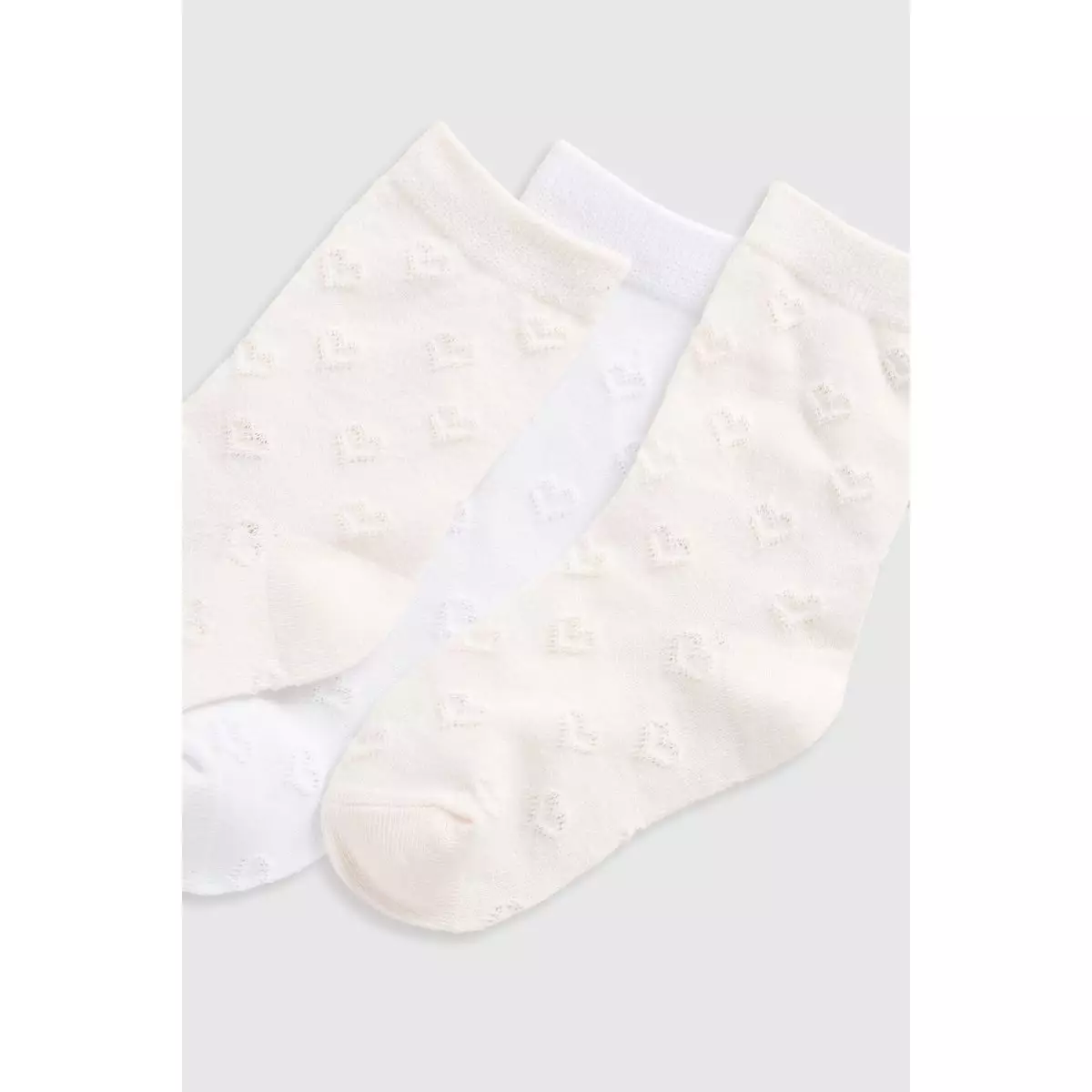 Mothercare Pink and White Socks with Aegis 5 Pk - Kaos Kaki Anak Perempuan