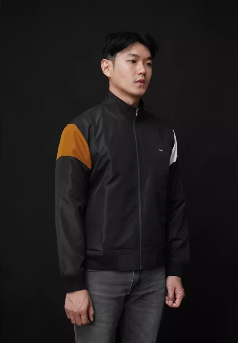 Ryusei Windbreaker Jacket Haruhiko Black - Jaket Parasut