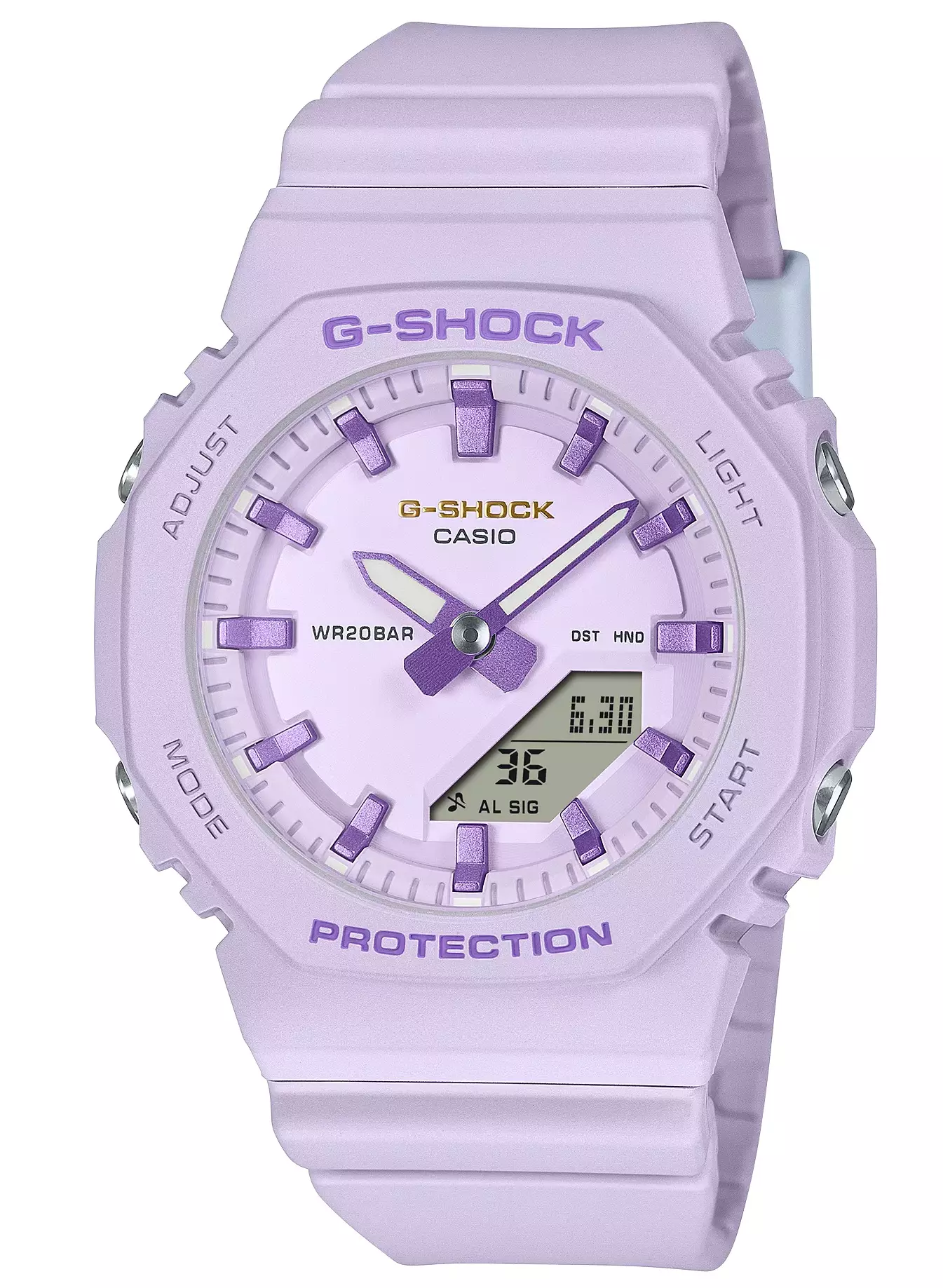 G-SHOCK Women GMA-P2125W-6A Digital Analog Purple