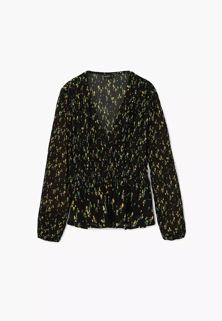 Desigual Woman Floral print blouse.