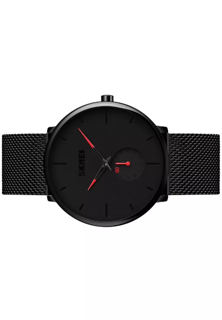 Jam Tangan Analog Pria Waterproof Strap Tali Material Stainless Steel GN14 ORIGINAL