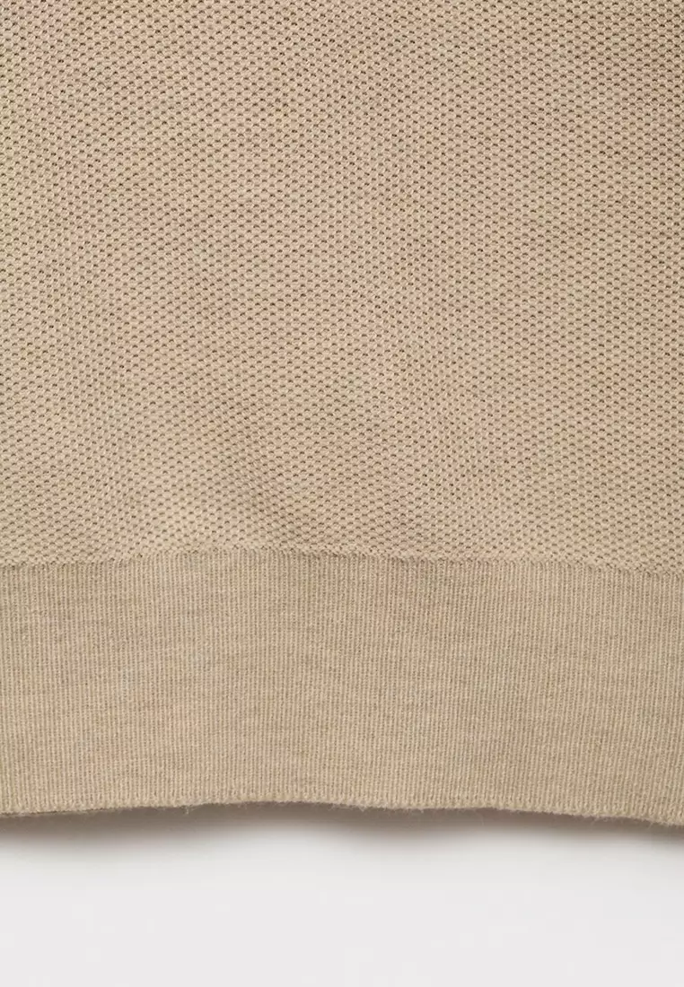 Microstructured Knitted Sweater