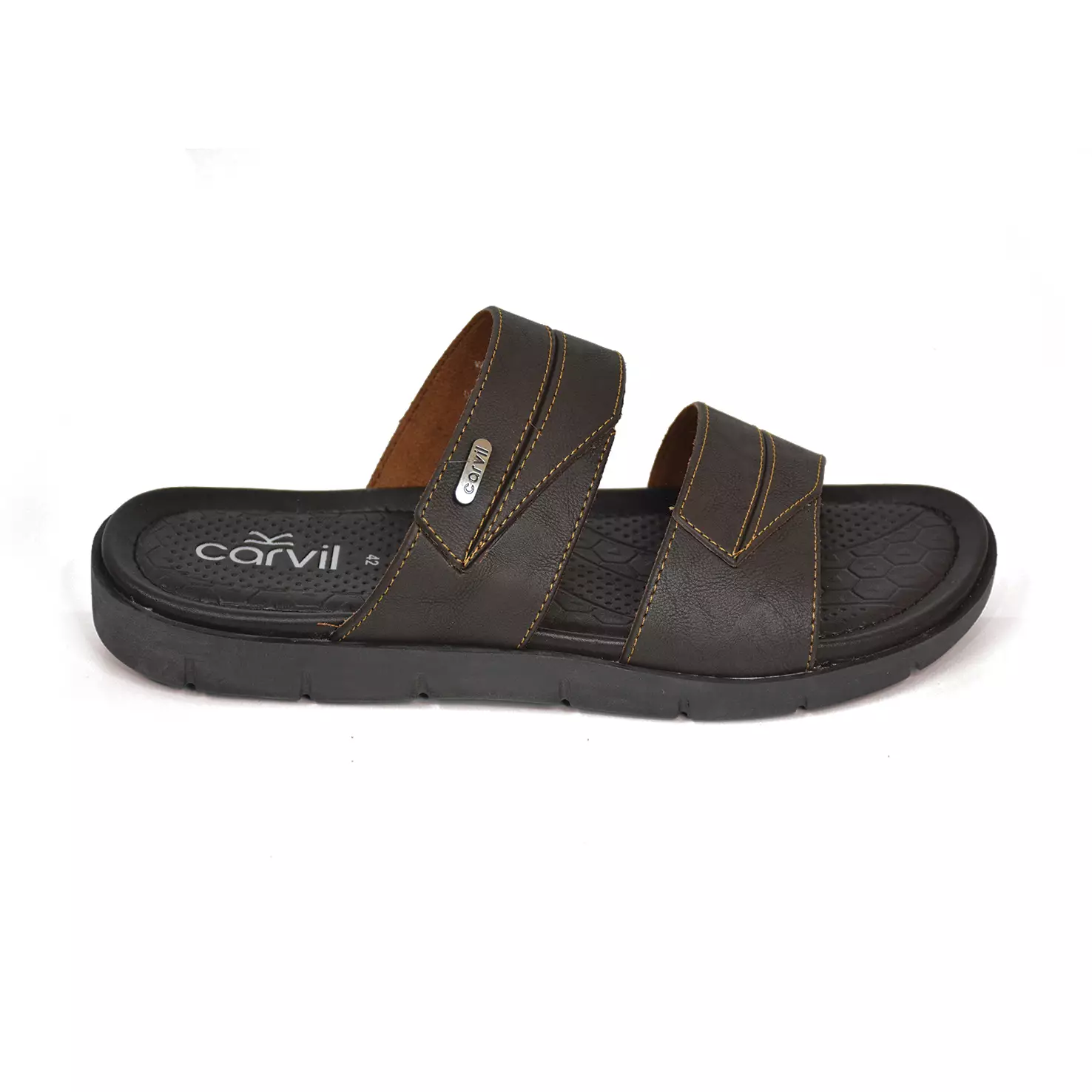 Carvil Sandal Pria Wolves-02 M Dark Brown