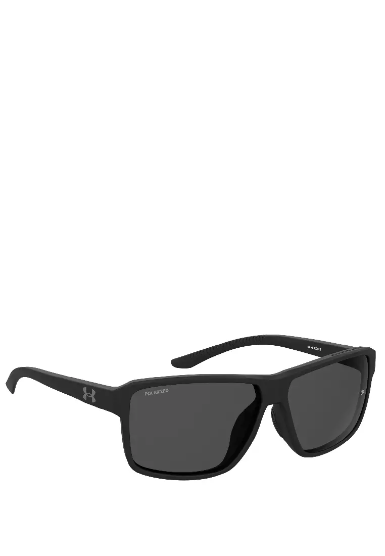 UNDER ARMOUR Sunglasses UA KICKOFF/F-003-M9, Rectangular Sharp with Matte Black color