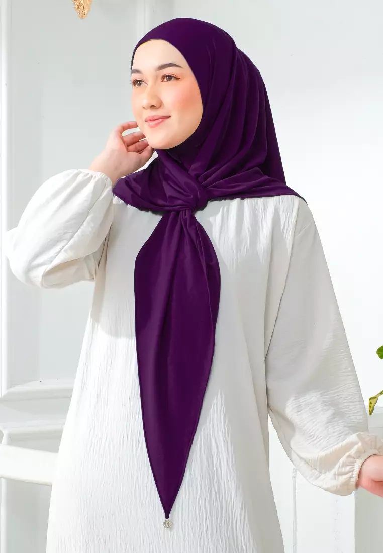 HIJAB INSTAN ZYANA - DARK PURPLE