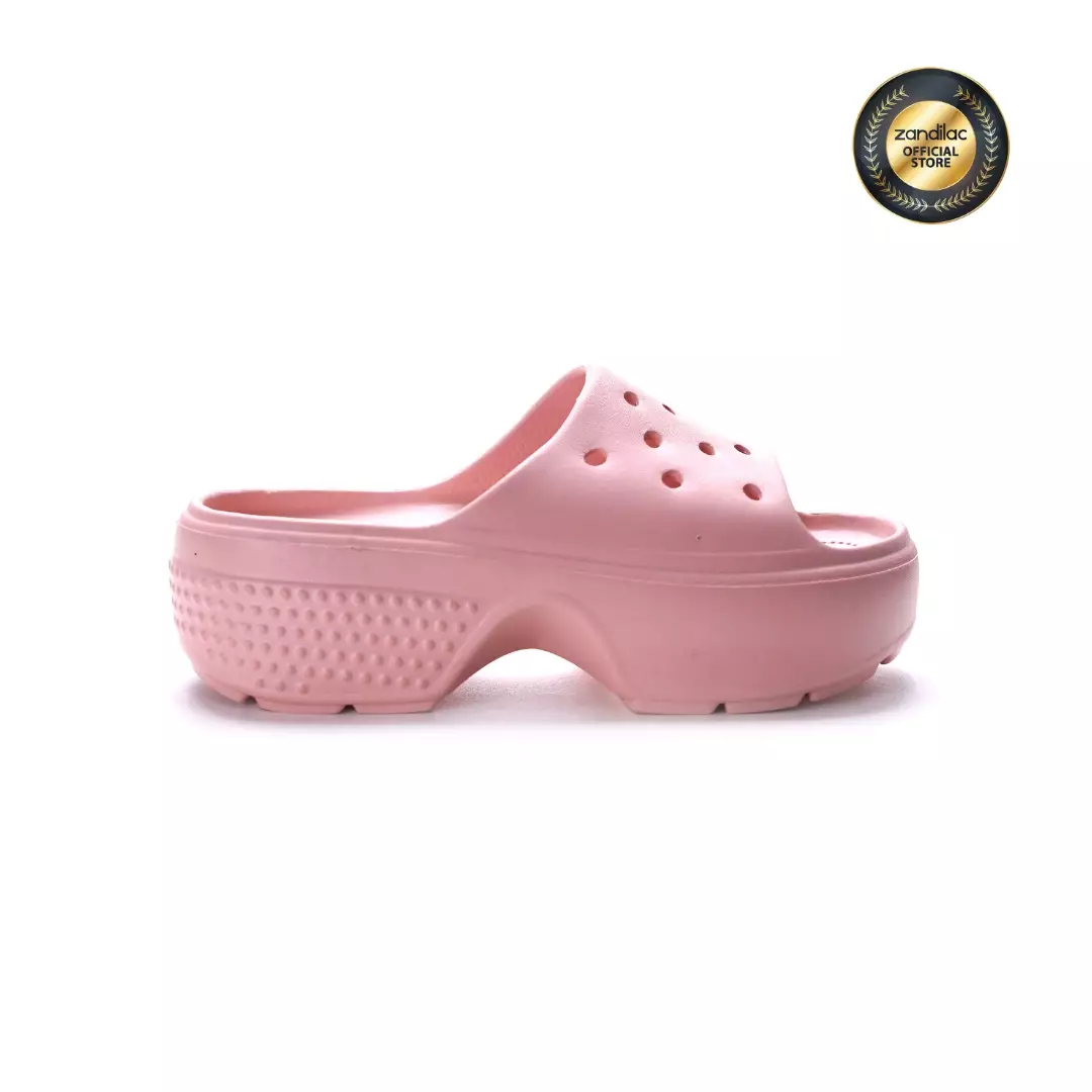 ZANDILAC - SANDAL WANITA DEWASA CH220610WD MERAH MUDA ROSE sandal selop empuk full karet