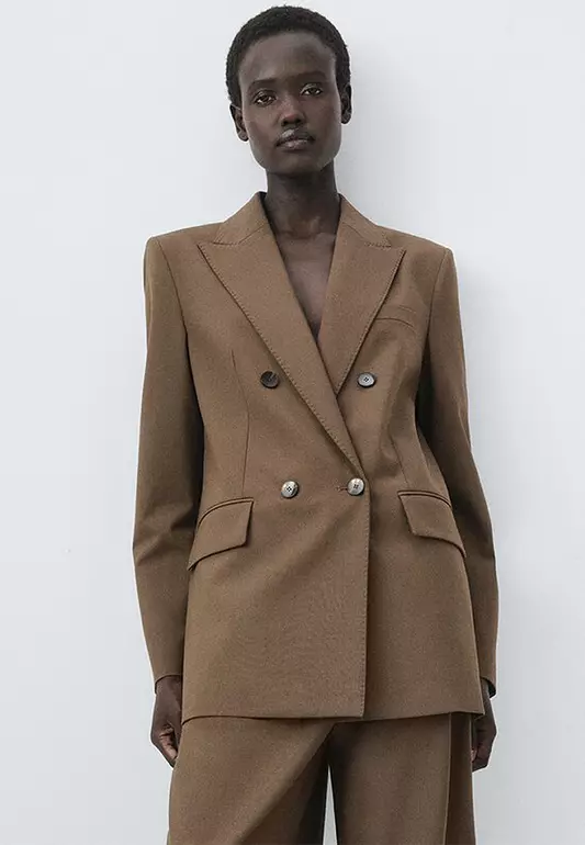 Double-Breasted Suit Jacket