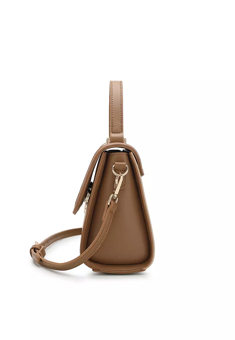 Top Handle Bag / Sling Bag / Crossbody Bag (手拿袋 / 斜孭袋) - 米黃色