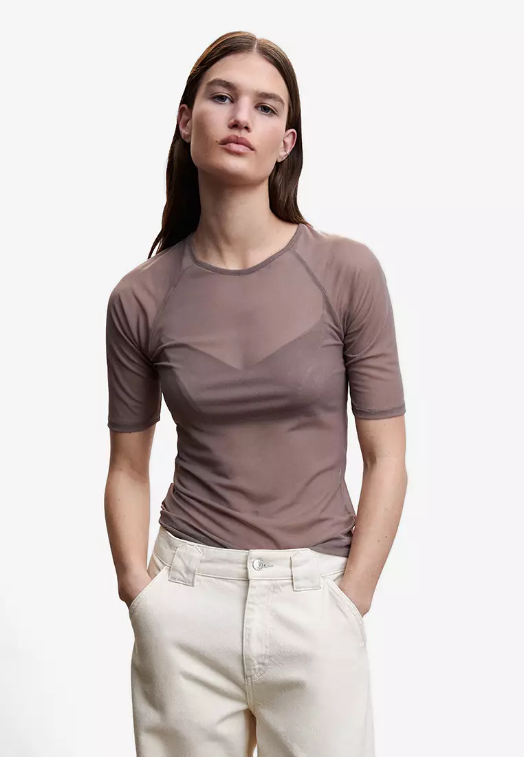 Semi-Transparent Bra Top