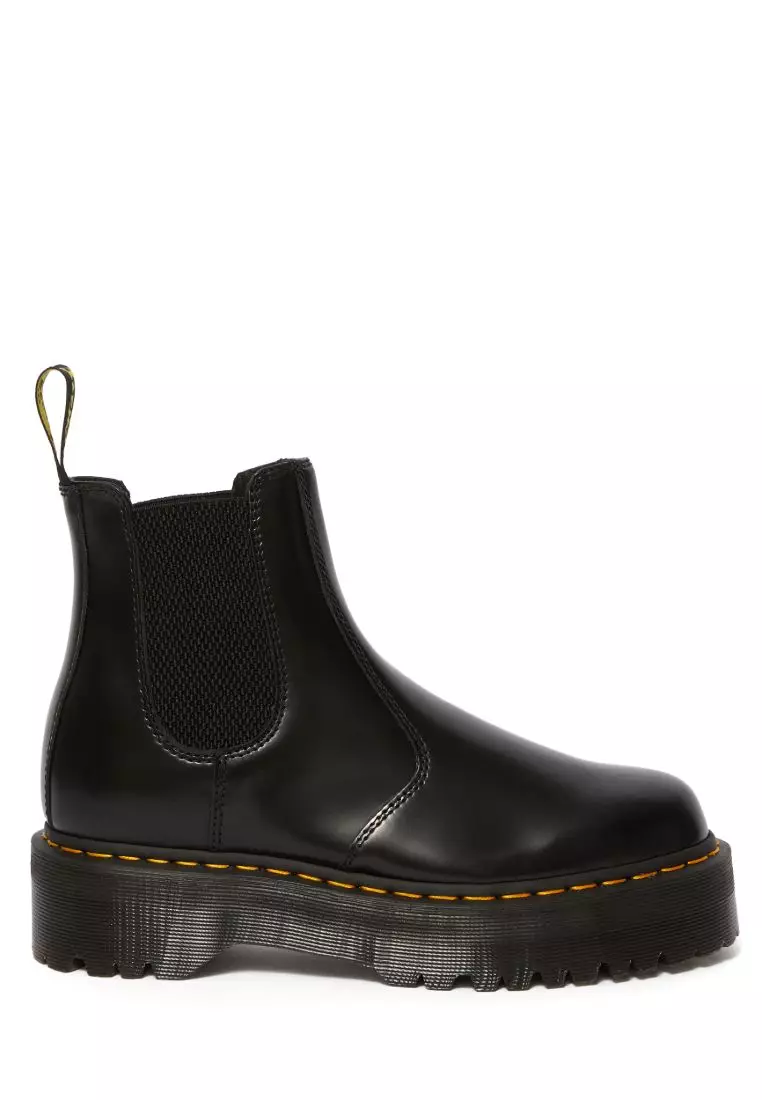 2976 platform leren chelsea boots top