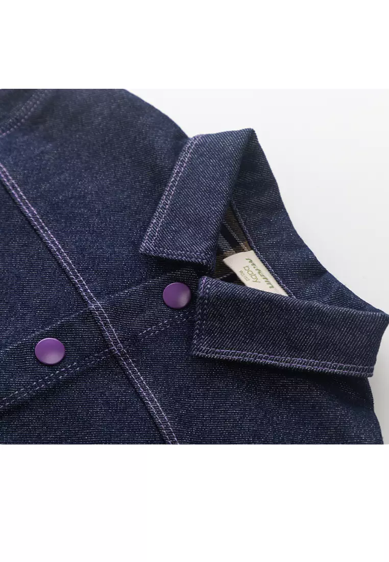 Denim Jacket With Graphic Print