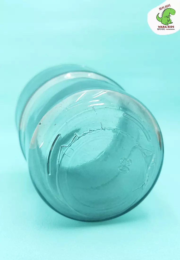 Wakakids Botol Gelas Minum Kaca Minimalis Transparan Coffee Cup Aesthetic Georgous Free Sedotan 400ml Venjr Kuning