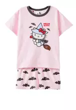 Licensed Sanrio Tea Party Pink/Hello Kitty Witch