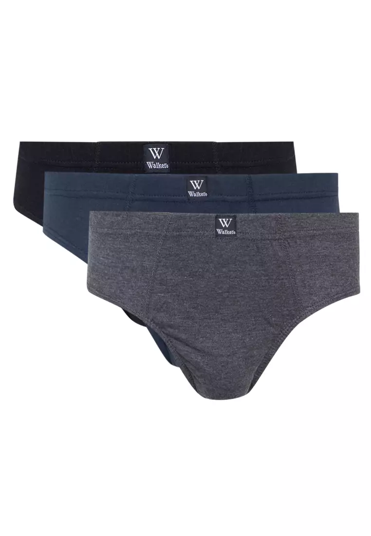 Buy Walker Underwear Low Rise Cotton Comfort Brief Tripack 2024 Online