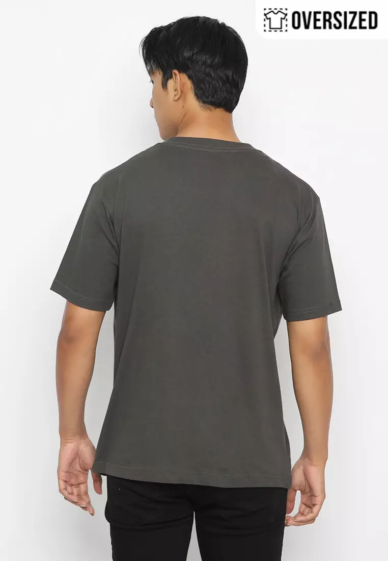 RBJ T-Shirt Cotton Polos Oversized Pria 2079030001