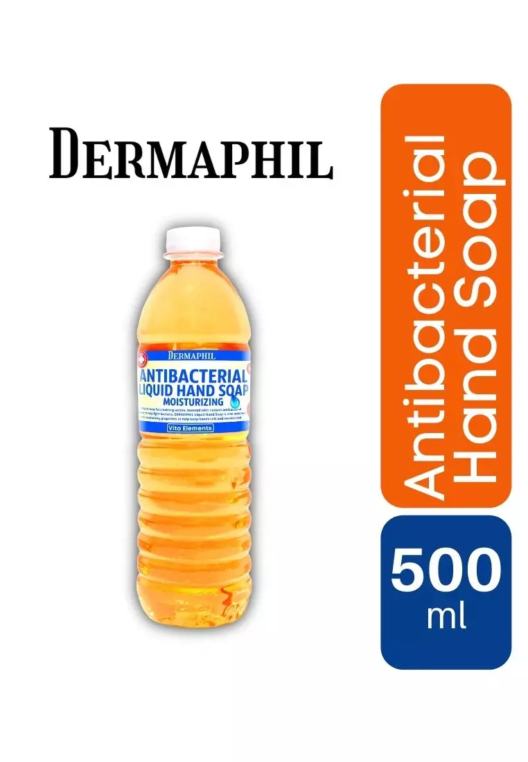 Buy Dermaphil Antibacterial Liquid Hand Soap Moisturizing 500ml
