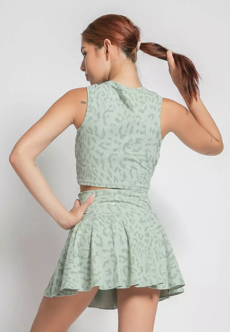 Lane Leopard Bra And Skort Set