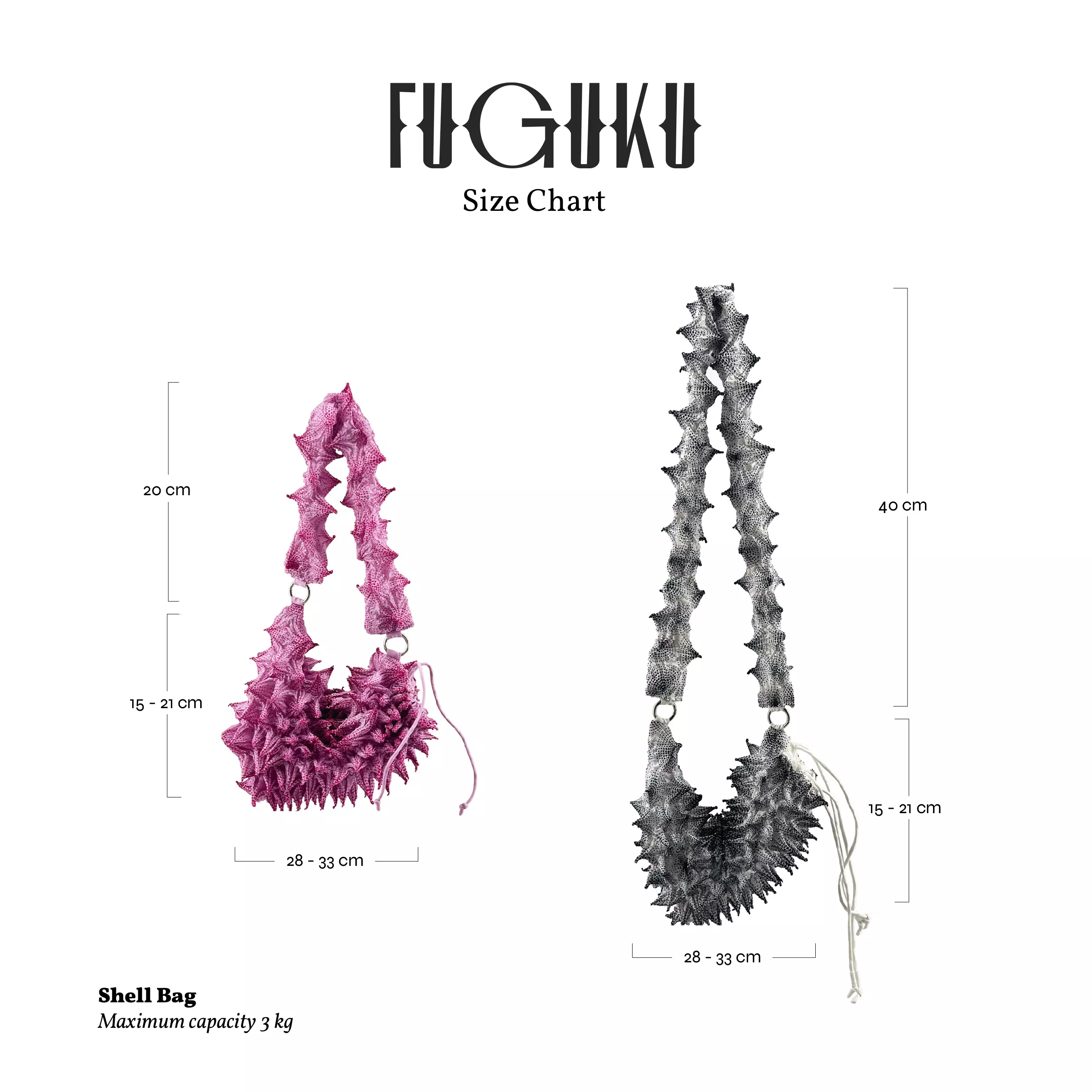 FUGUKU SLING BAG - FUGU SHELL BAG LONG - CONFETTI