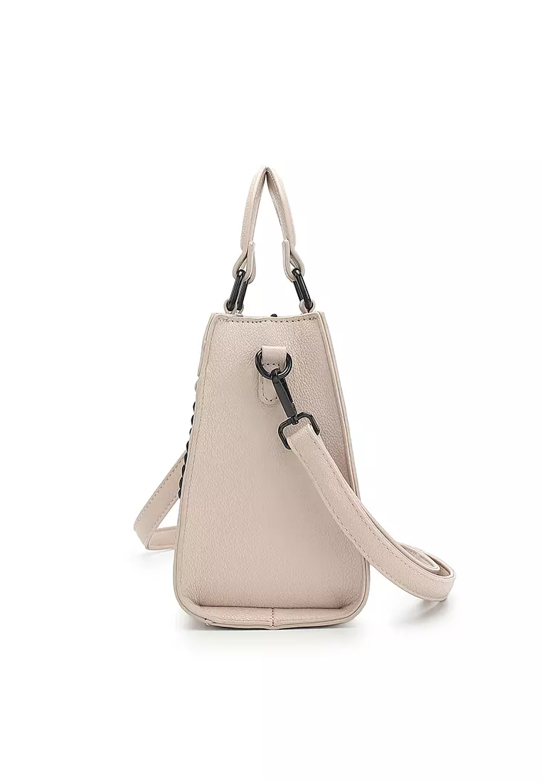 Women's Top Handle Bag / Sling Bag / Crossbody Bag (Tas Selempang / Tas Tangan) - Krem