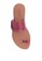 Anacapri 紅色 Leather Flat Sandals 272F6SH6A3D165GS_4