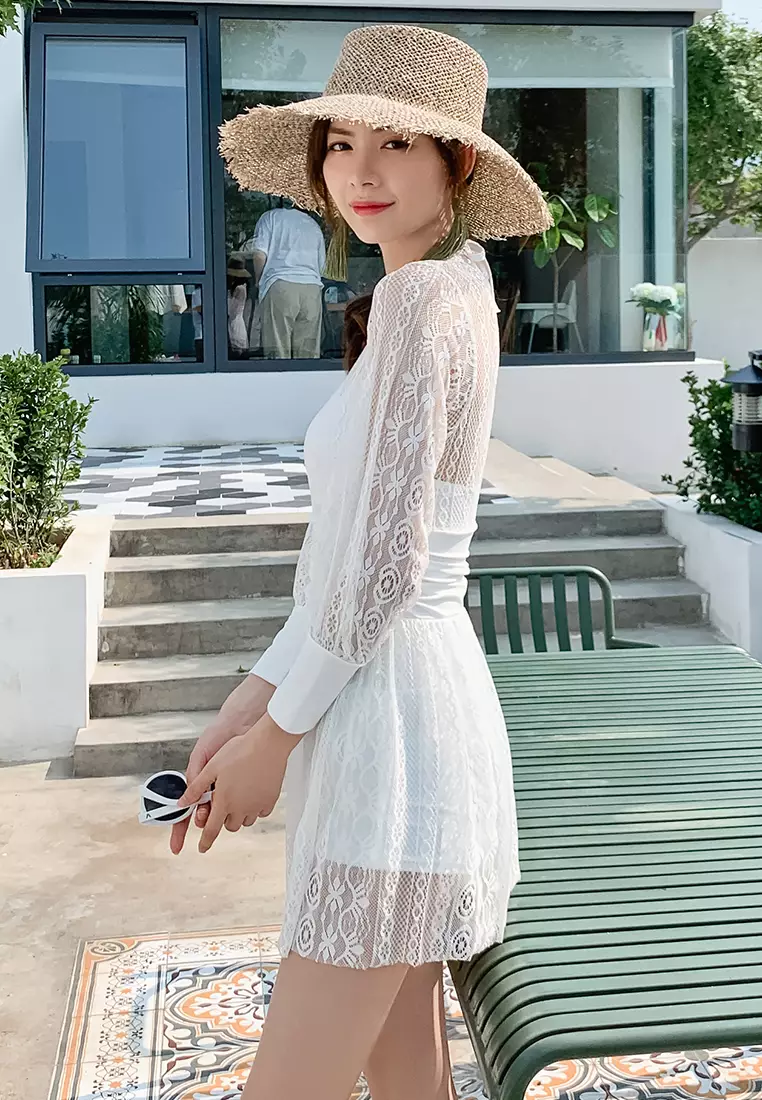 Buy AIN GIRLS Sexy Lace OnePiece Swimsuit 2024 Online ZALORA Singapore