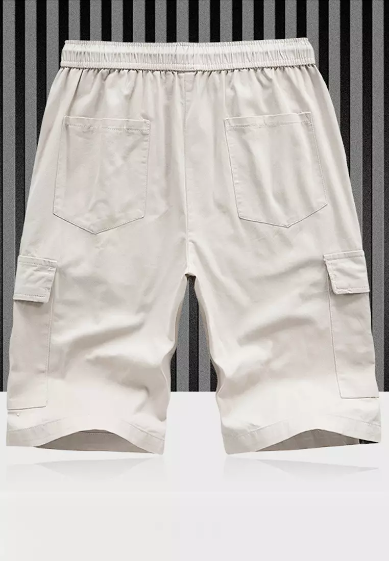 White on sale cargo shorts