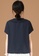 A-IN GIRLS navy Vintage Pleated Chiffon Blouse AD27FAACD3C4D1GS_2