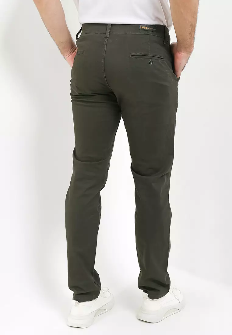 Slim Stretch Fit Chino Pants HSS018DG