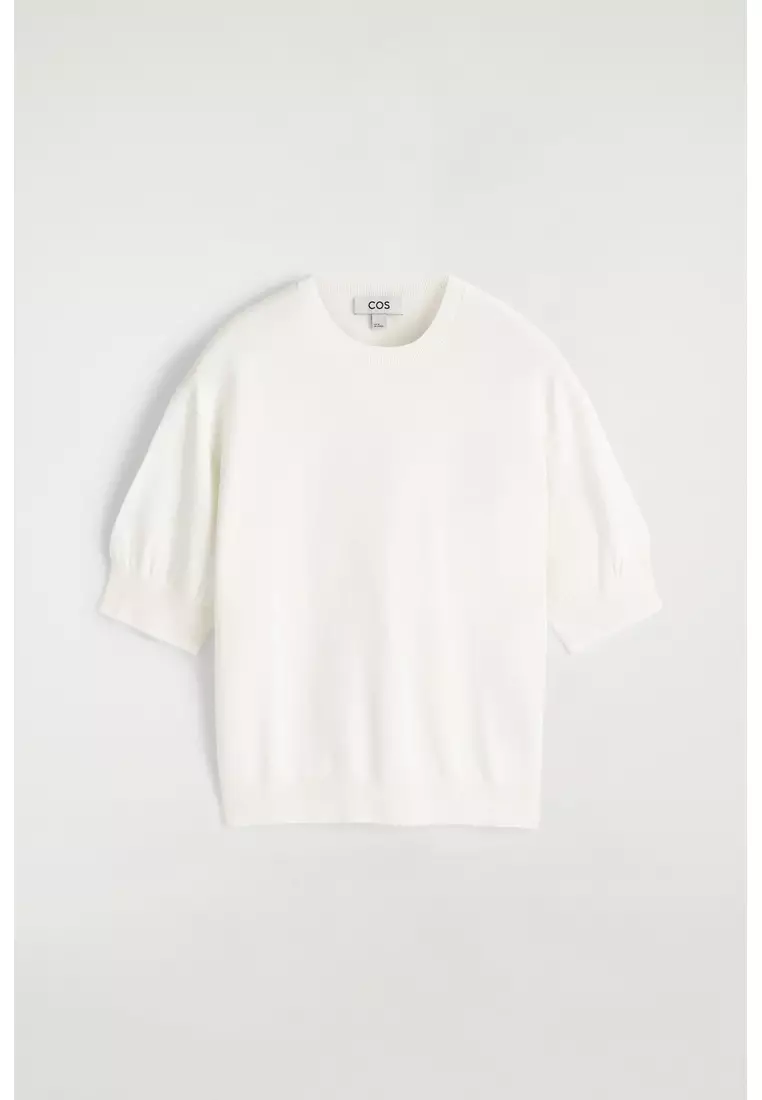 KNITTED COTTON T-SHIRT