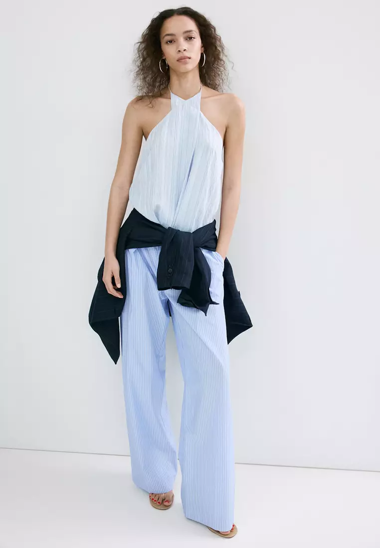 Pinstripe Trousers