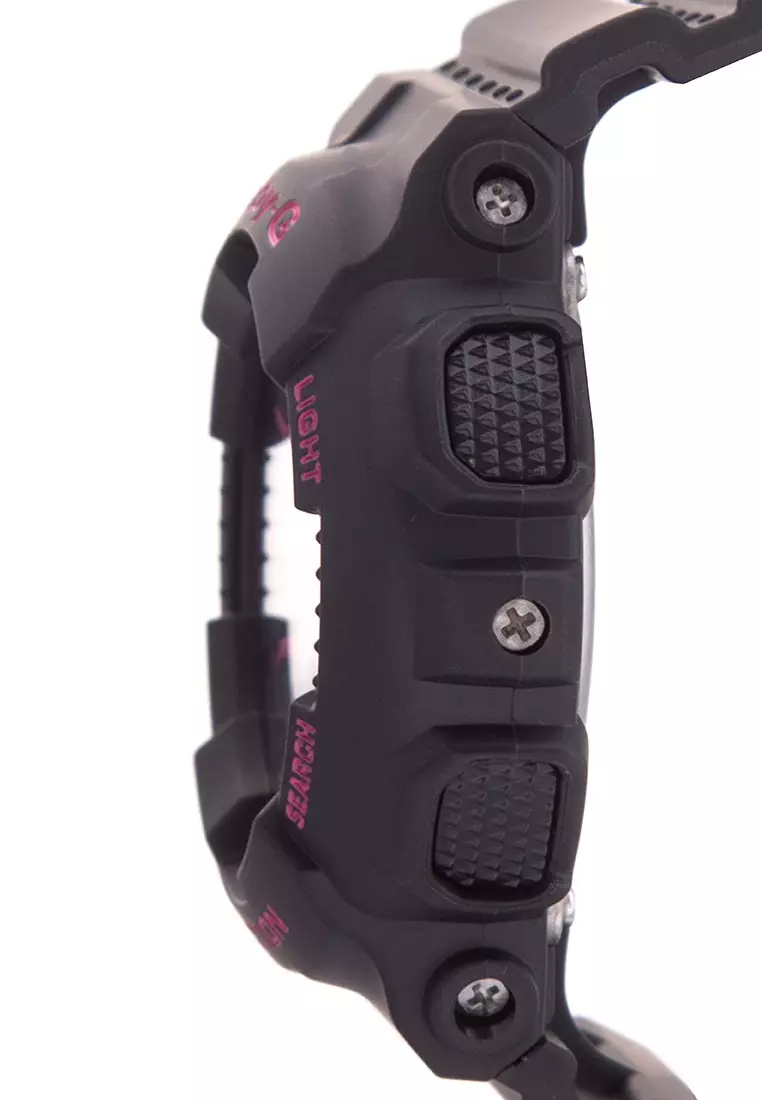 Casio BABY-G Jam Tangan Wanita - Black Pink - Resin - BA-111-1ADR