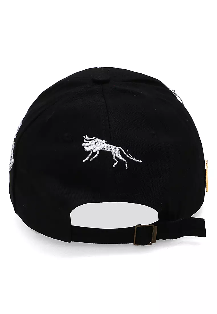 Drsh Cap Basebal Unisex Colorado Sport Casual Comfortable Resizable Strap Material Cotton ORIGINAL - Black White