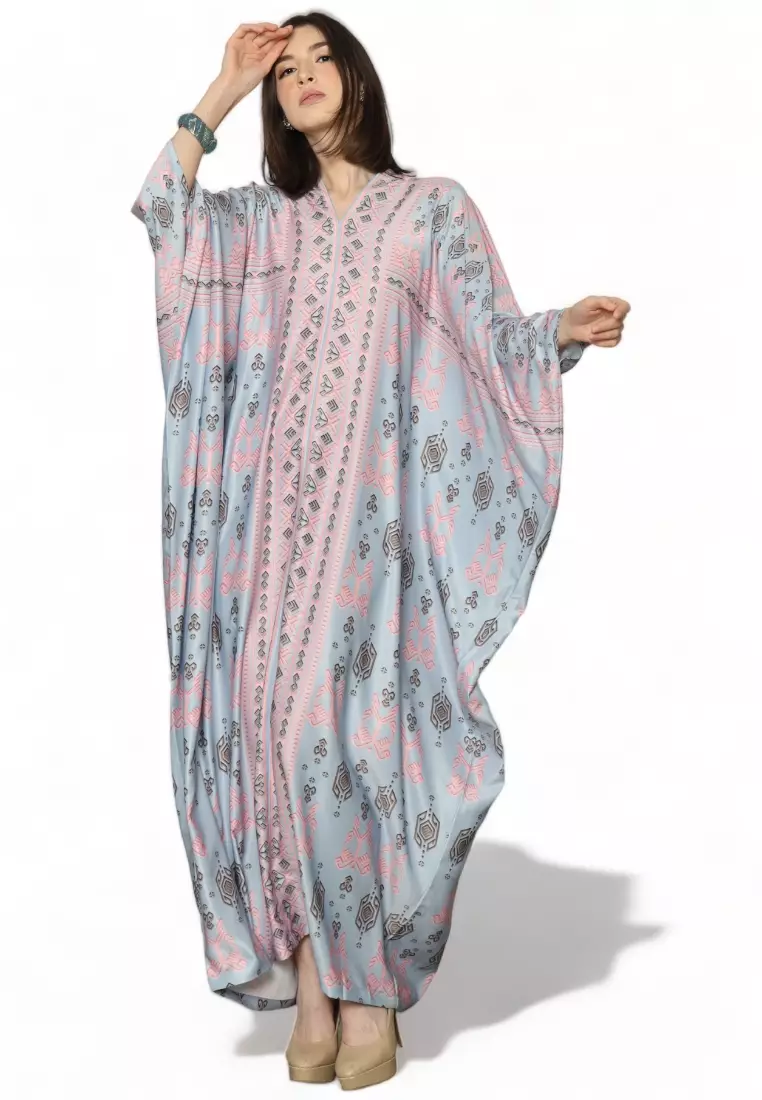 Kanzi Exclusive Long Sleeve Songket Kaftan
