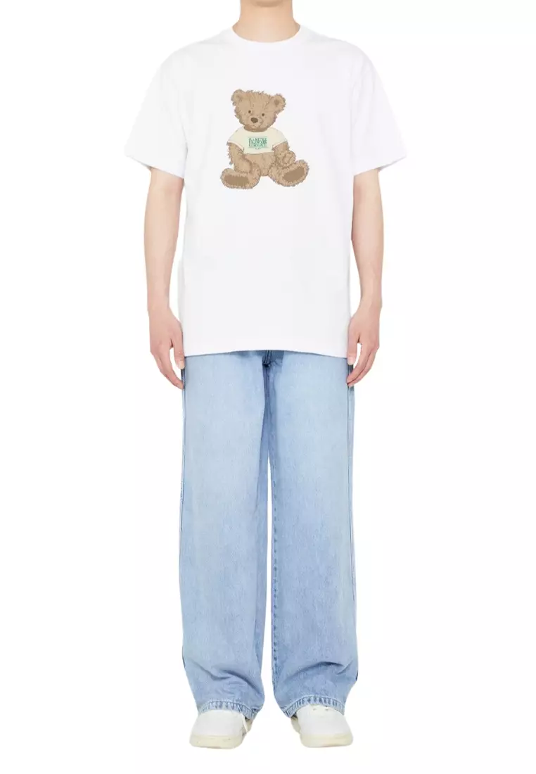 Jual Marithe + Francois Girbaud Doodle Bear Tee - Bear White