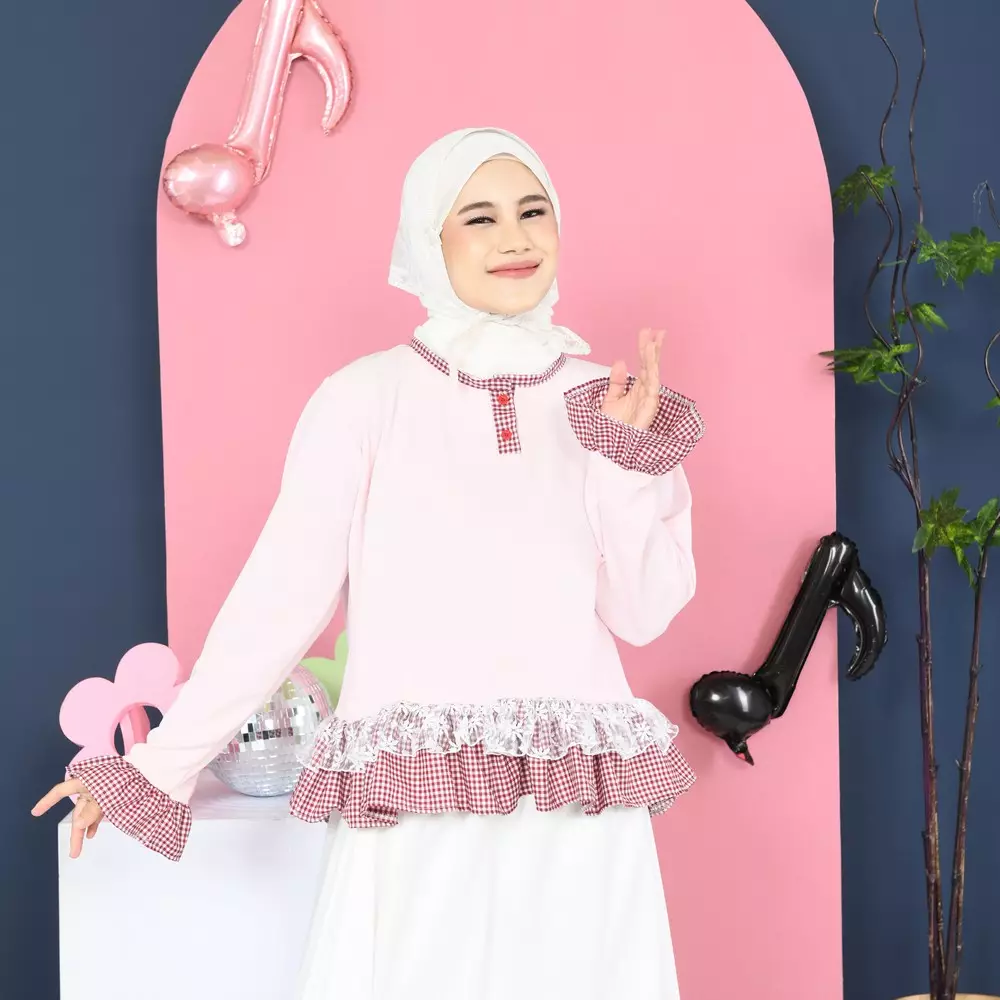 Nira Blouse - S. Pink M19873 R69S2