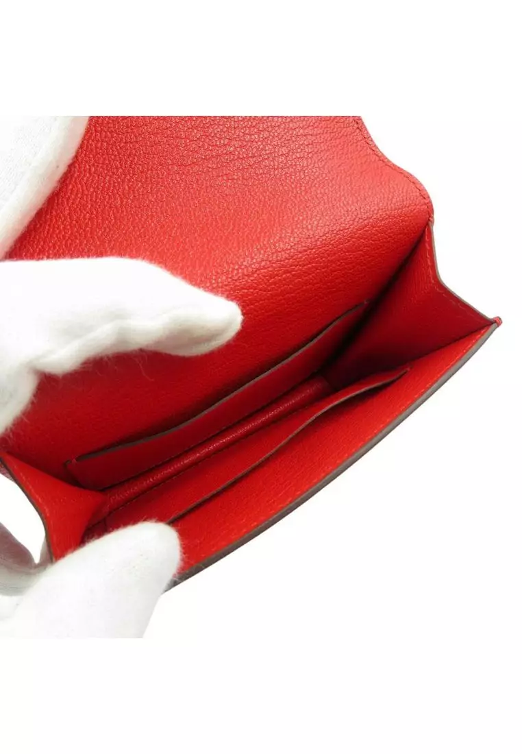 Buy Hermes Pre-Loved Hermès Red Leather Roulis Online | ZALORA Malaysia