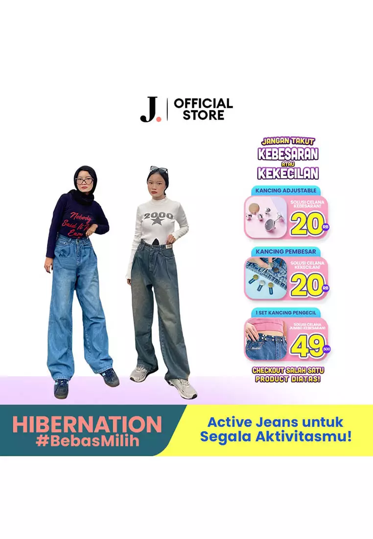 Highwaist Adjustable Super Baggy Jeans 880 HIBERNATION