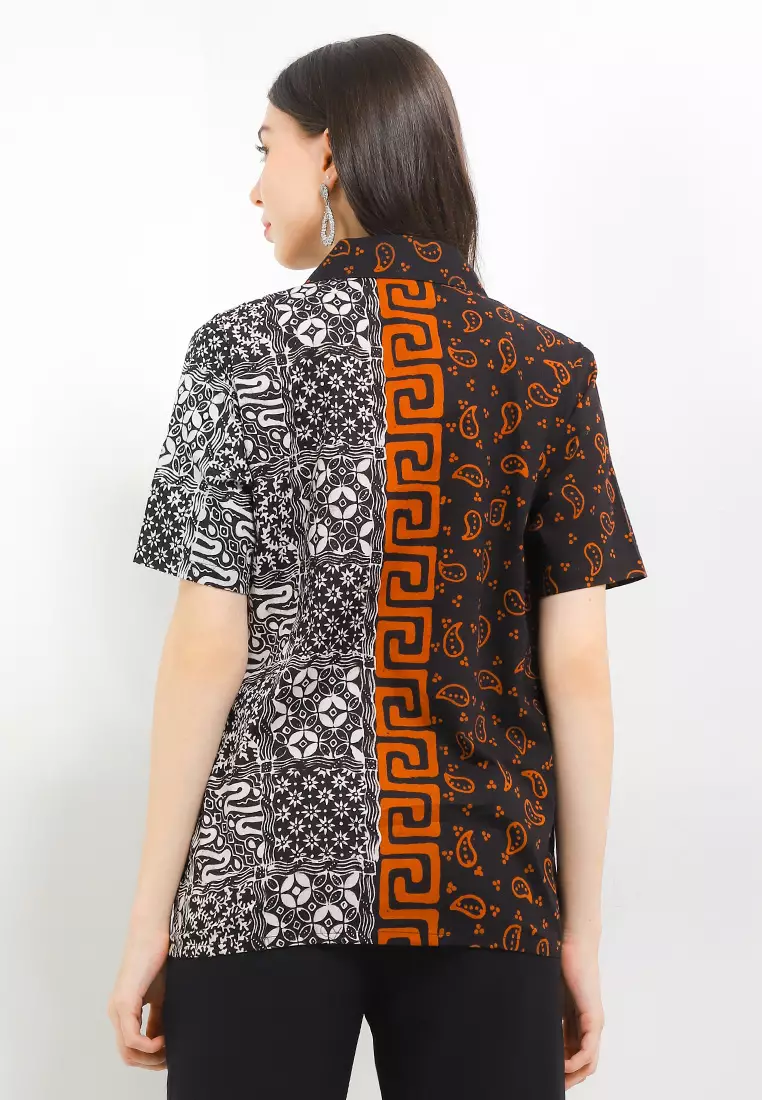 Nawari Blouse Shirt Batik Cap