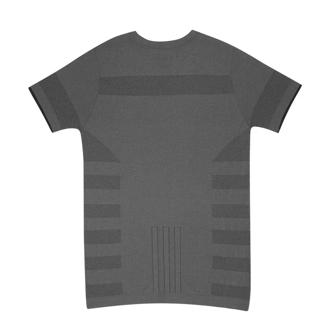 Seamless Compression Performance T-Shirt Dark Grey