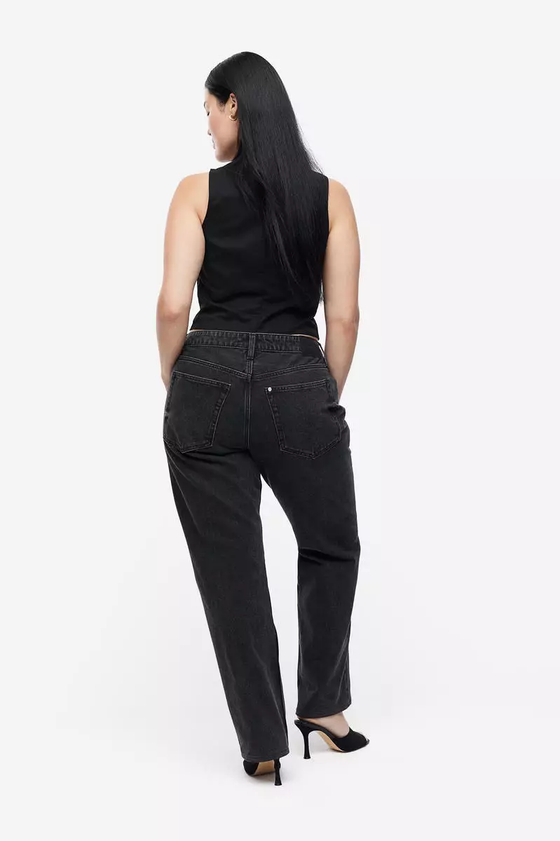 Curvy Fit Straight Regular Jeans