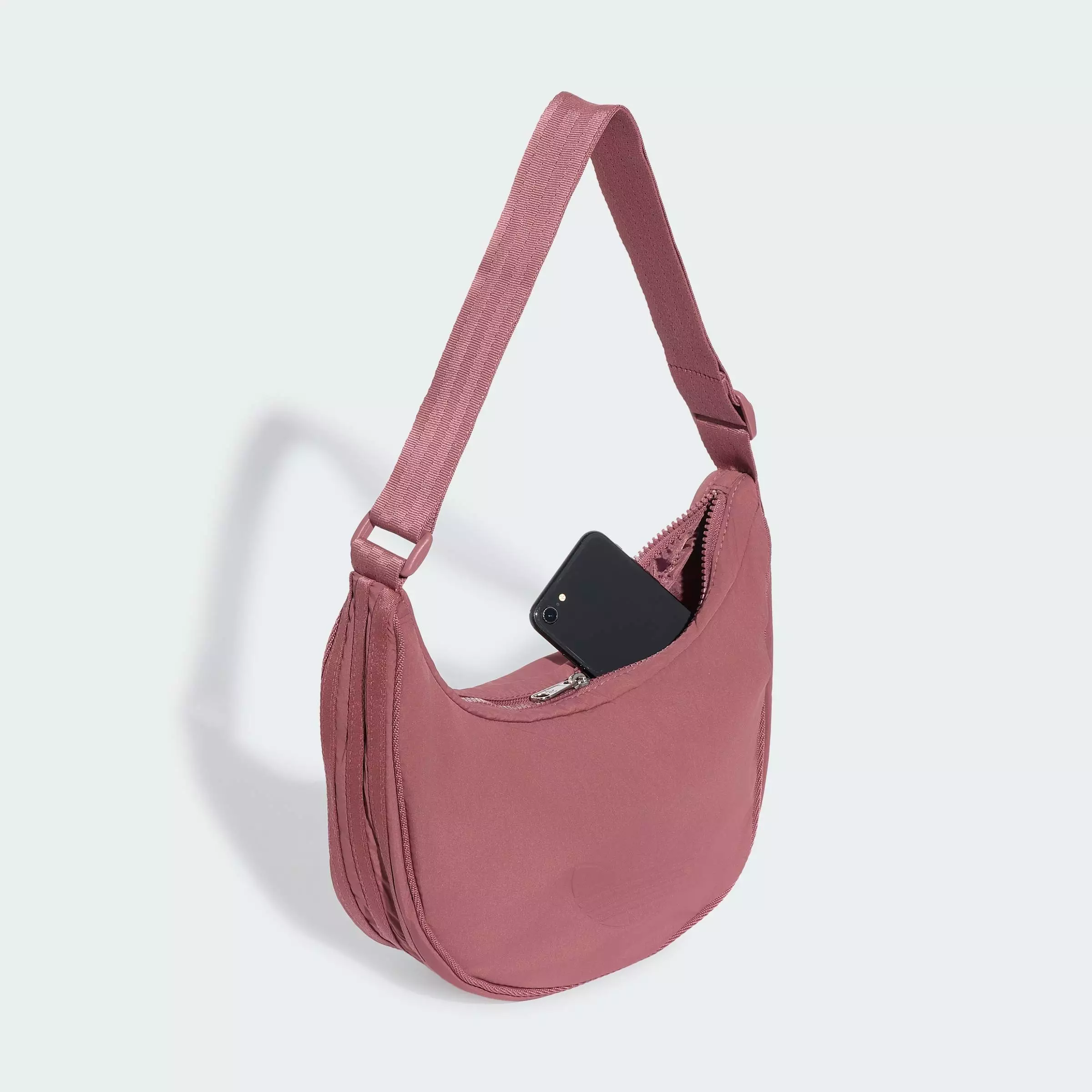 Lifestyle EVERYDAY ICONS HALF CRESCENT HANDBAG Unisex Burgundy KR9047