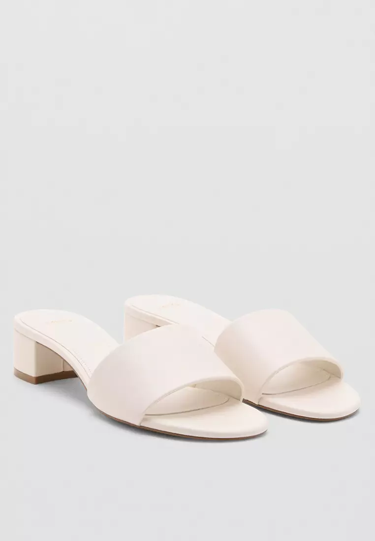 Block-Heel Sandals With Strap
