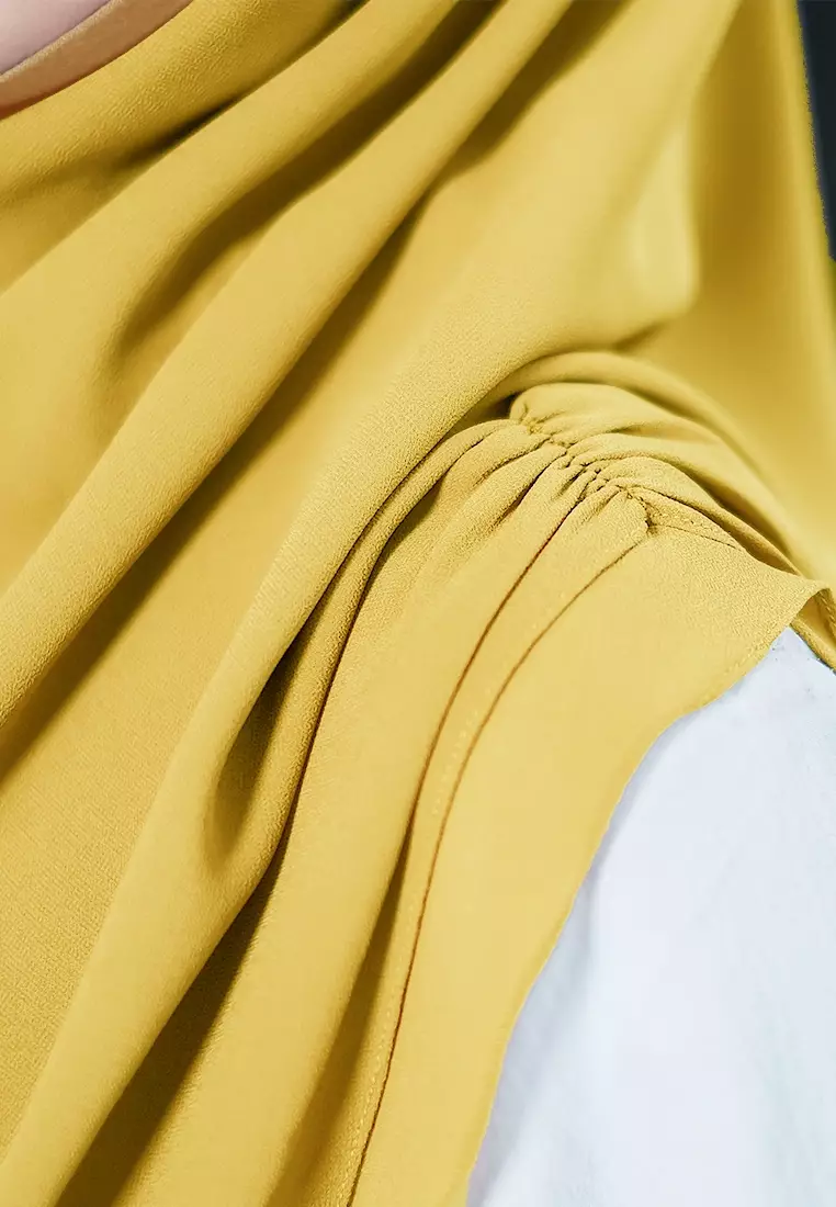HIJAB INSTAN IRISH - LIGHT MUSTARD