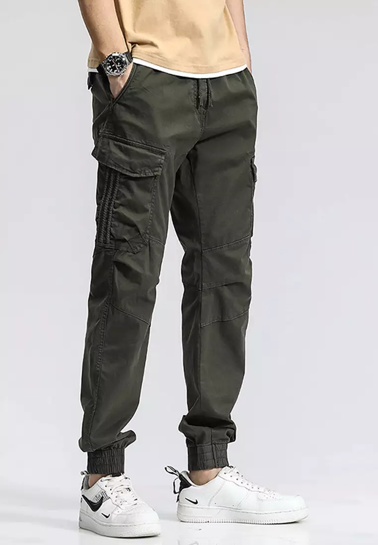Functional Style Pockets Cargo Pants GJL650