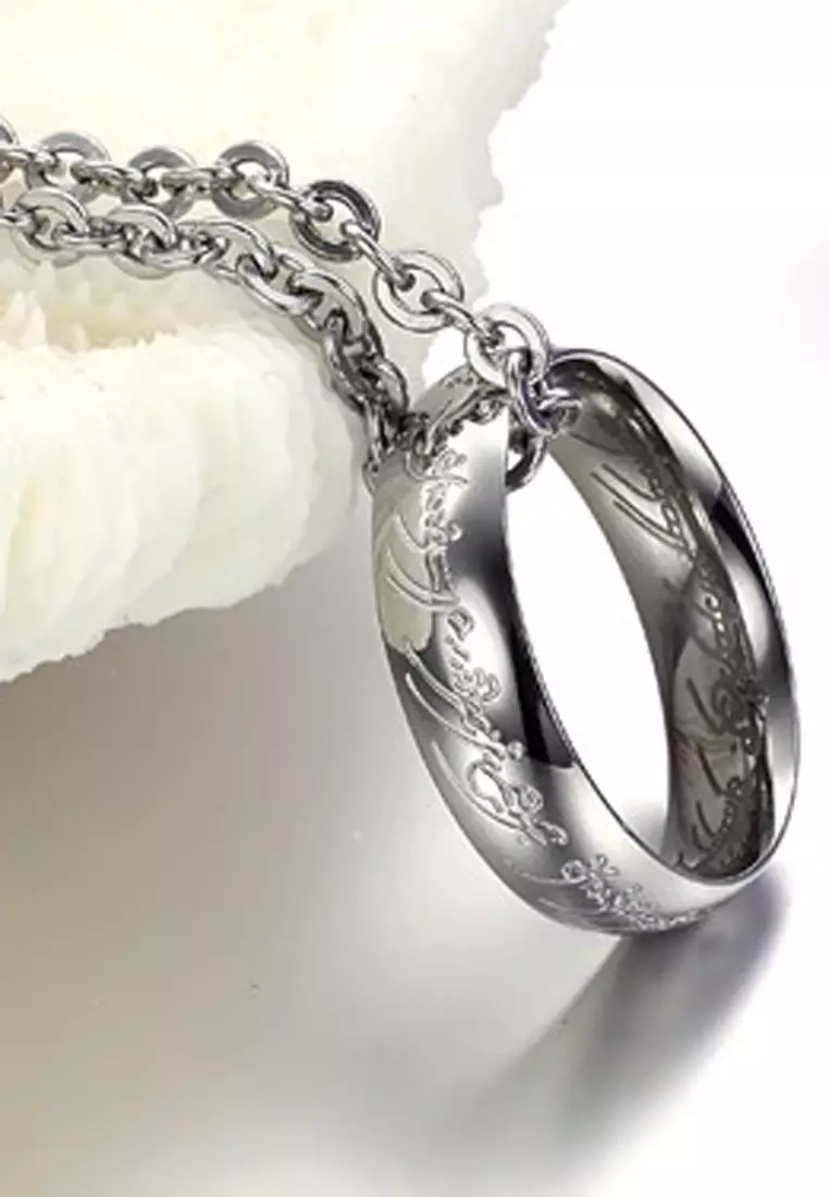 Men's Evil Ring Necklace