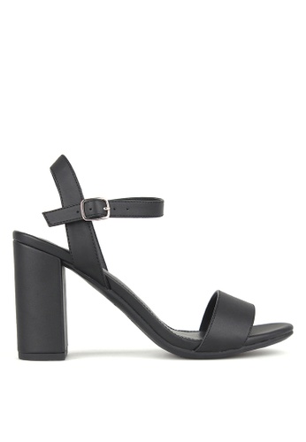 Betts black Karly Block Heel Sandals 27FE0SH67D2984GS_1