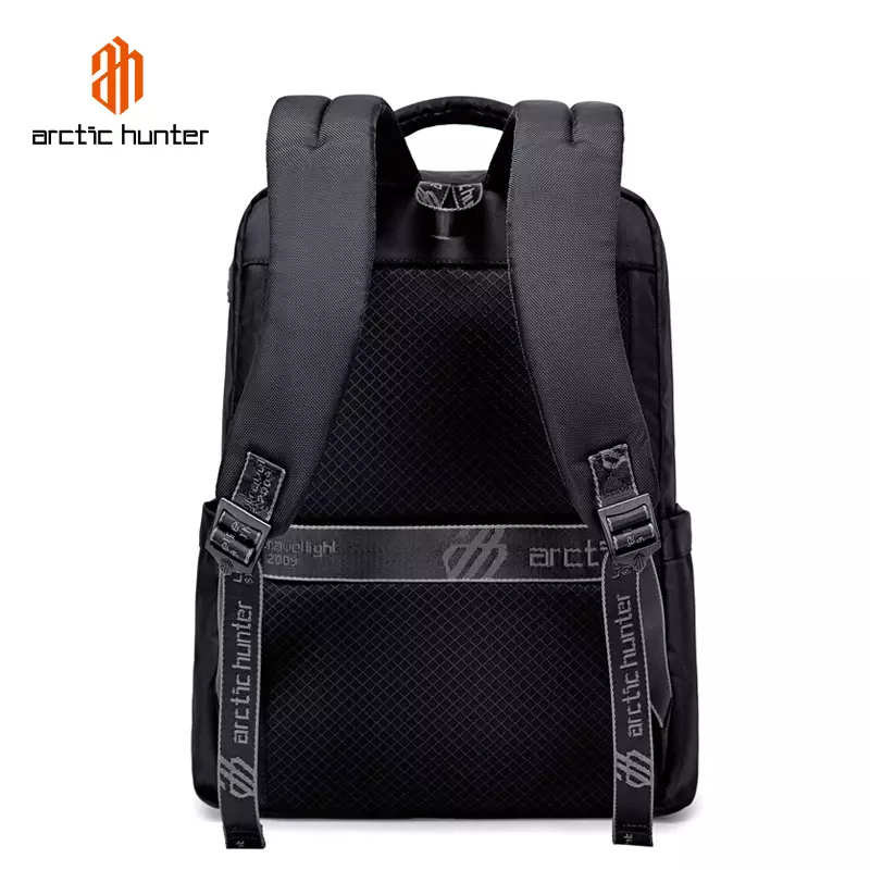 Arctic Hunter B00478 Tas Ransel Backpack Laptop Kerja pria 15.6 Inch - BLACK