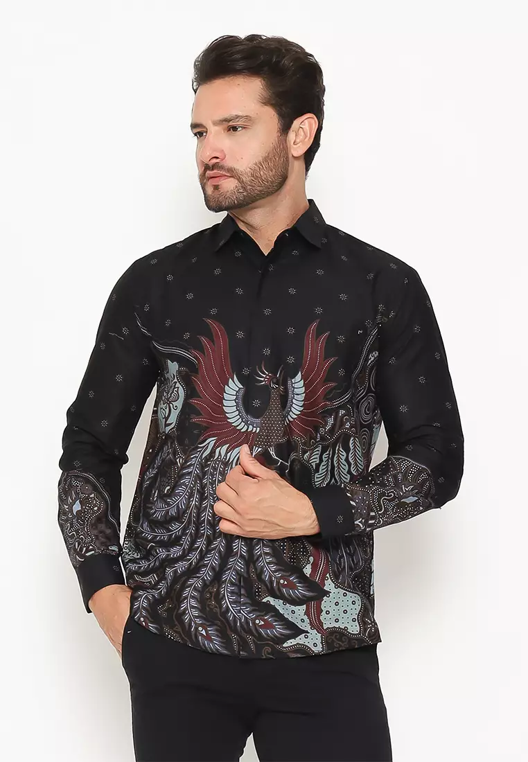 MY AKSA BATIK PRIA KEMEJA PANJANG FURING JIMMY JACINTA